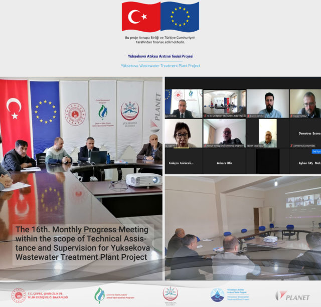 “Technical Assistance and Supervision for Yuksekova Wastewater Treatment Plant Project” 16th Progress Meeting